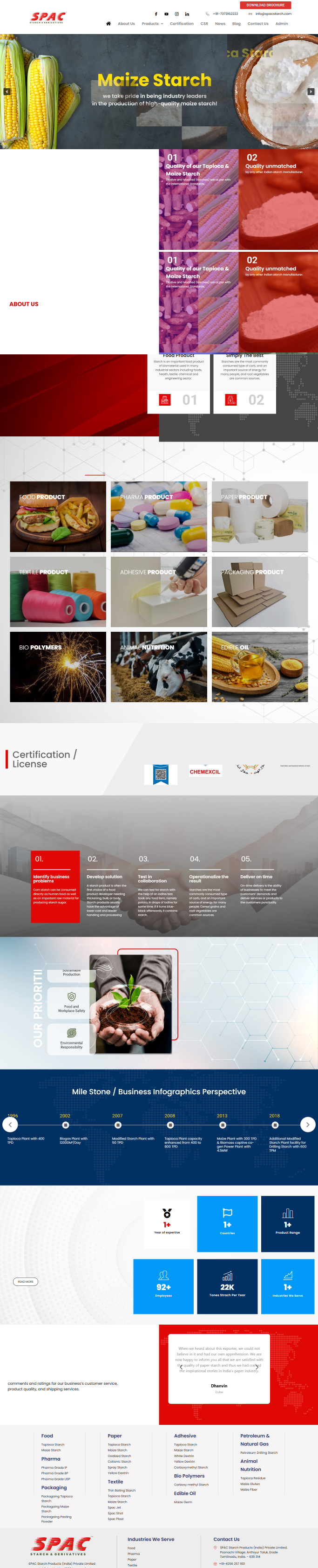 SPAC Group website hero